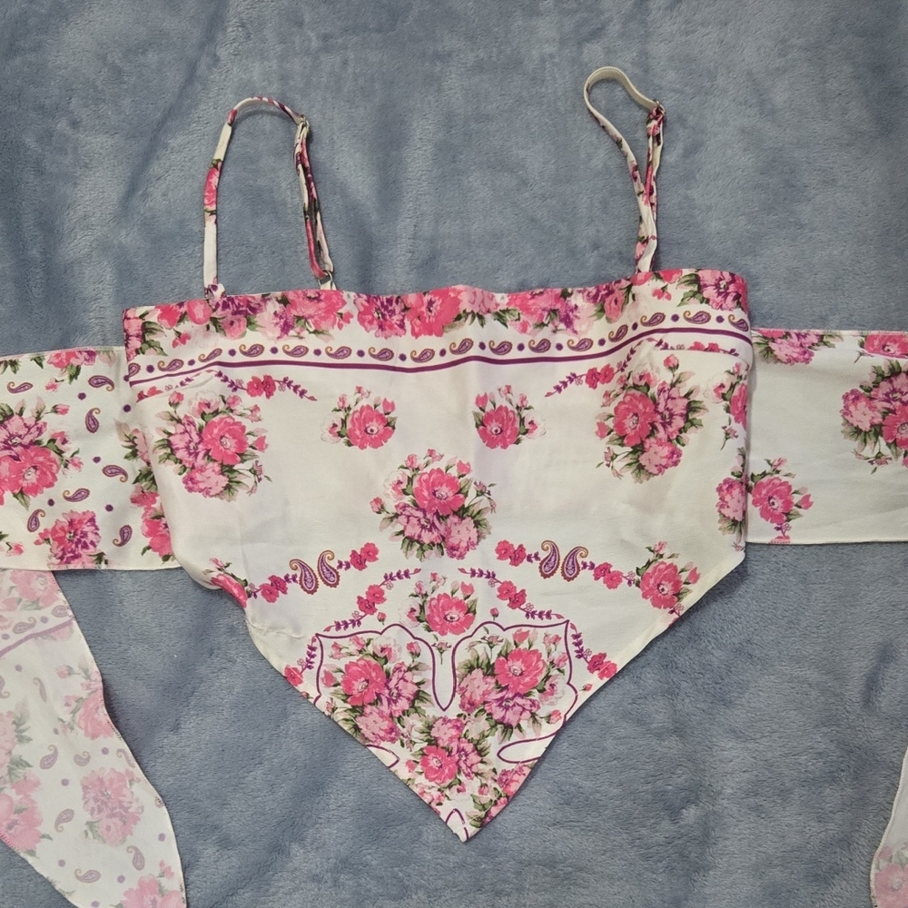 Floral Pink Women's Top
